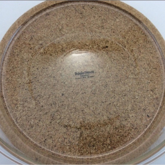 Boda Nova Sweden Salad or Serving Bowl With Cork
Trivet Made in West Germany - Picture 4 of 6